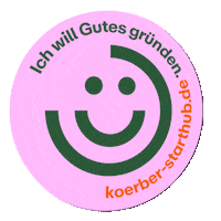 koerberstarthub bubble startup sprechblase stiftung Sticker