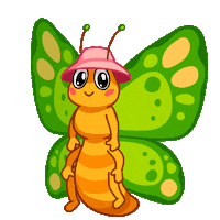 Happy Butterfly Sticker by Seeds.of.harmony