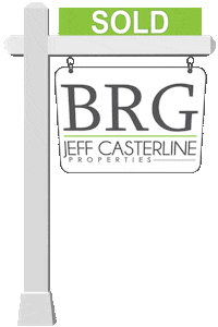 BRGJeffCasterlineProperties real estate realtor sold sign Sticker