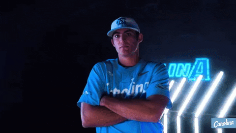 North Carolina Baseball GIF by UNC Tar Heels