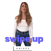 swipe up claro que si Sticker by Chicfy