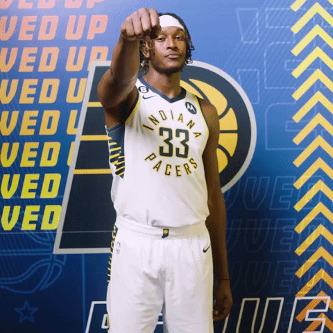 Myles Turner Mic Drop GIF by Indiana Pacers