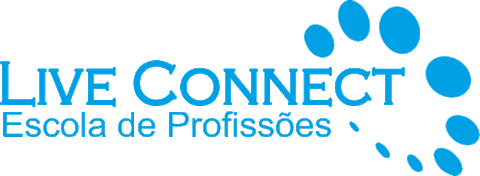 Azul Curso Sticker by Live Connect Escola de Profissões