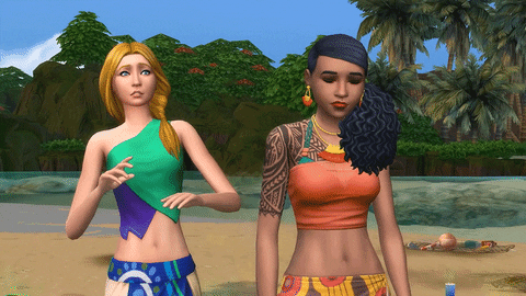 thesims giphyupload mood react tropical GIF