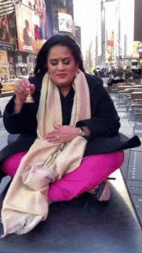 ZarnaGarg calm meditation om meditate GIF