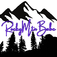 rockymtnbabe purple branding influencer colorado Sticker
