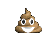 3d poop Sticker by benjamin lemoine