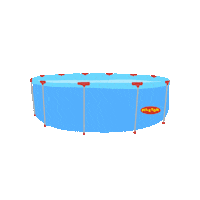 pileton relax sol verano familia Sticker