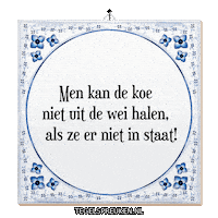 Rust Wijsheid Sticker by Tegelspreuken.nl