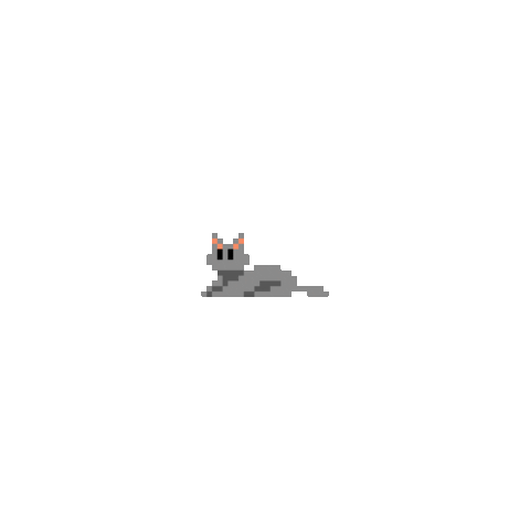 cat pixel Sticker by joojaebum