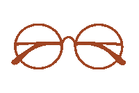 Glasses Sticker by Visual Branding Group