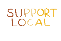 Support Local Sticker by Visual Branding Group