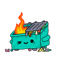 Mood Burning Sticker by 100% Soft