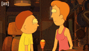 Rick And Morty Hug GIF by Adult Swim