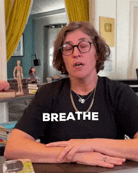 Breathe Mental Health GIF by Mayim Bialik