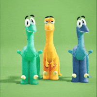 Good Vibes Dancing GIF by Claynosaurz