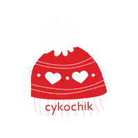 Winter Hearts Sticker by Cykochik