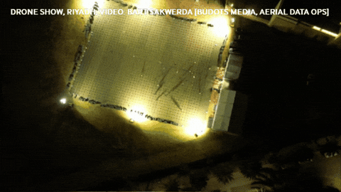 london giphygifmaker show light drone GIF