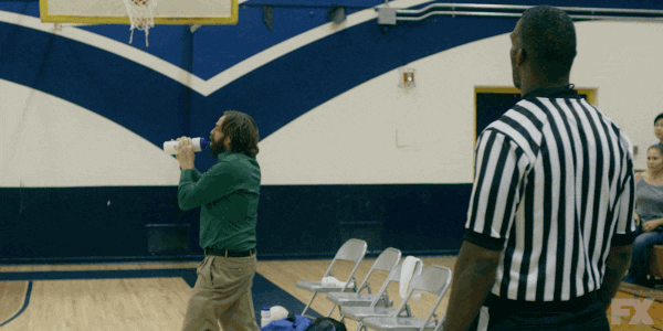 zach galifianakis running GIF by BasketsFX