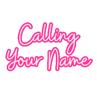 Calling Your Name Sticker by Ulka Rocks