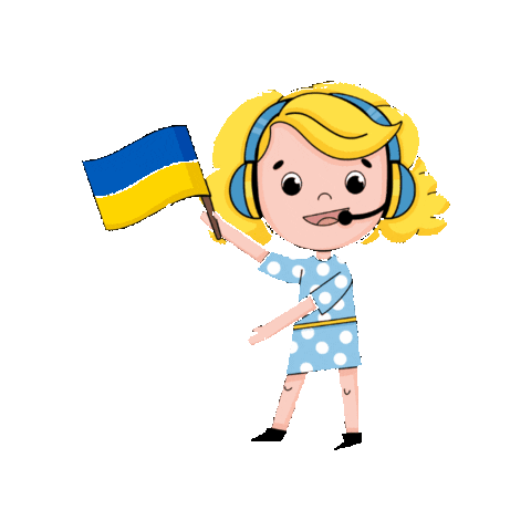 Ukraine Flag Sticker by War Child