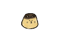 Yycat cat sweet pudding yycat Sticker