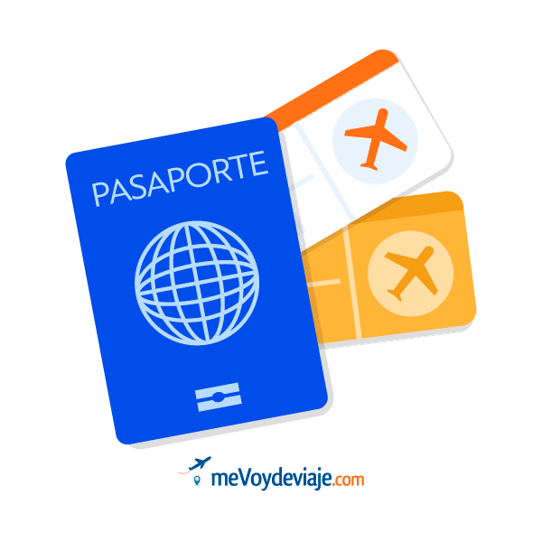 Mevoydeviaje-com giphyupload travel passport boardingpass Sticker