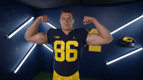 Go Blue College Football GIF by Michigan Athletics
