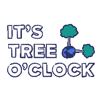 refurbed time world tree sustainability Sticker