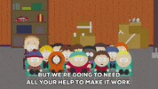 eric cartman help GIF by South Park 