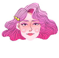 Girl Hello Sticker by amandaiswandari