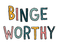 katiecadamatre binge netflixandchill handdrawntype cadamatre Sticker