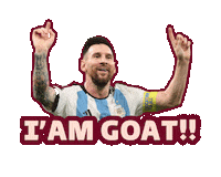 Lionel Messi Football Sticker