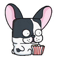 Pop Corn Dog Sticker by Eani