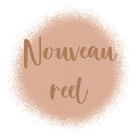 Reel Beige Sticker by Les Petites Porcelaines