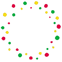Christmas Circle Sticker by しまみほ