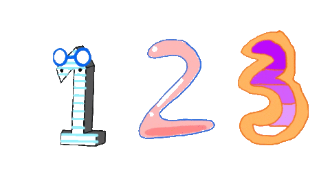123 Sticker by 憨慢水豬與歹逗陣枝妞