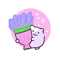 For You Flowers Sticker