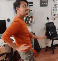 geekslab party time dancing guy happy guy geekslab GIF
