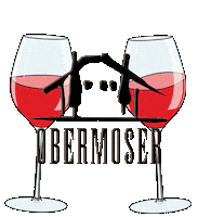 obermoser cheers redwine wineoclock obermoser Sticker