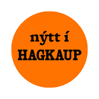 Hagkaup nytt verslun netverslun matvara Sticker