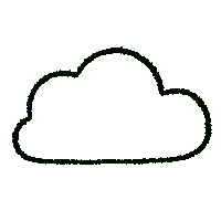 Cloud 雲 Sticker