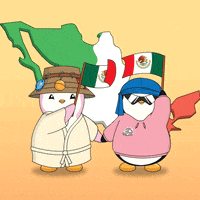 Dia De Los Muertos Mexico GIF by Pudgy Penguins