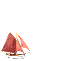 lefrihou sailing sailor oldboat woodboat Sticker