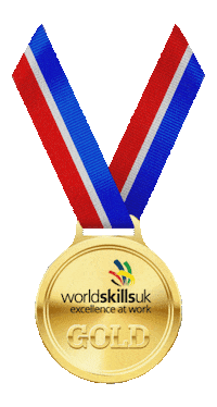 Gold Medal Win Sticker by WorldSkills UK