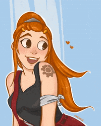 Drawing Overwatch GIF