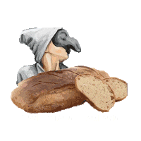 Sampizzaeforno sam bread verona pane Sticker