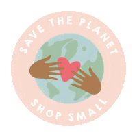 Andsotoshop shop small small biz save the planet asts Sticker