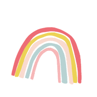 Andsotoshop rainbow small business pastel rainbow small biz love Sticker
