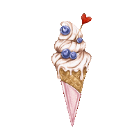 Ice Cream Food Sticker
